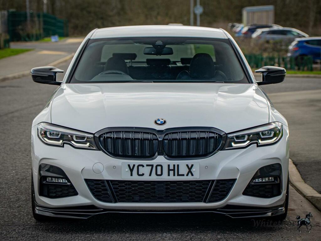 BMW 3 Series Saloon 2.0 320D Mht M Sport Euro 6 Ss YC70HLX White #2