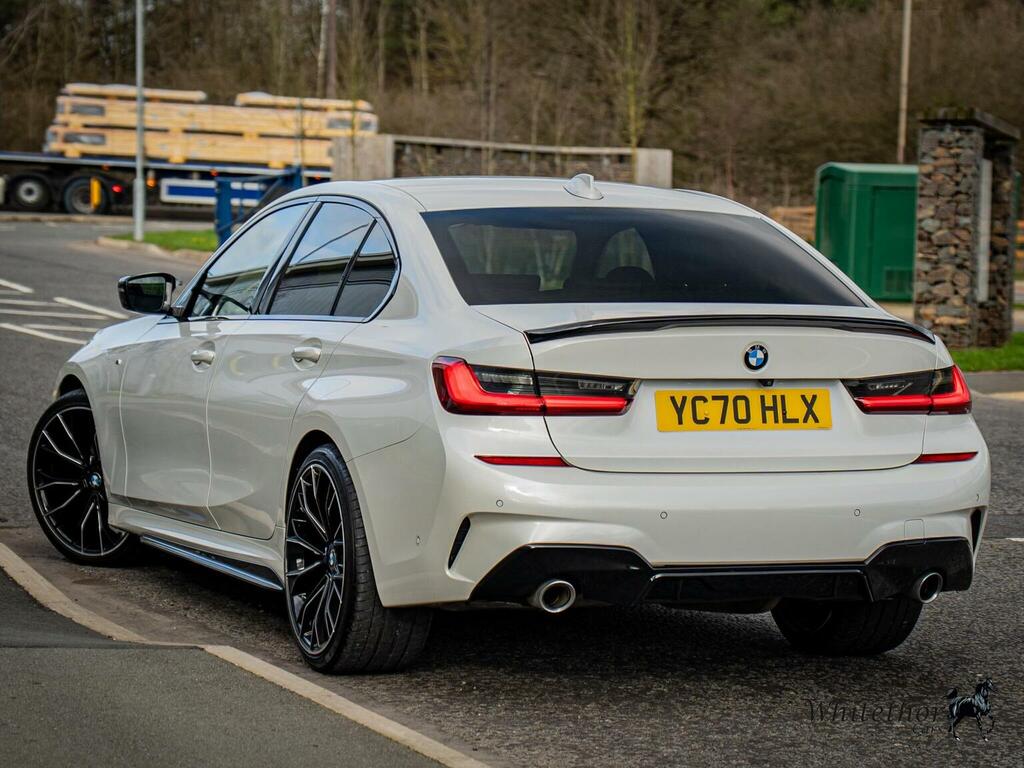BMW 3 Series Saloon 2.0 320D Mht M Sport Euro 6 Ss YC70HLX White #4