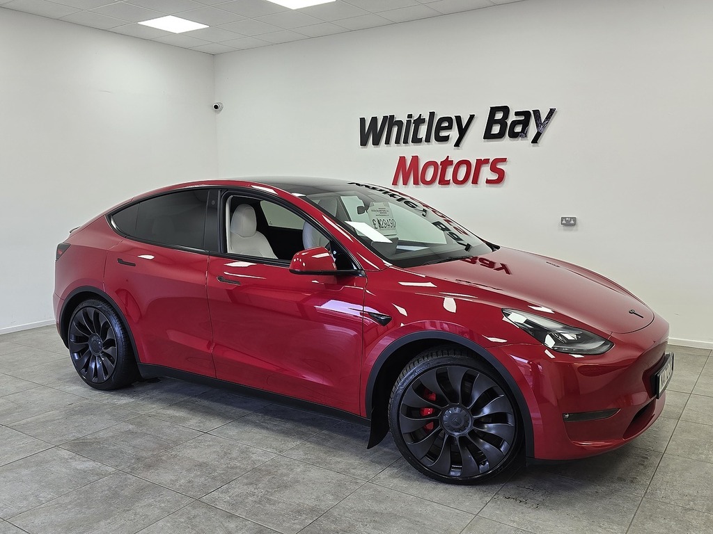 Tesla Model Y Performance Red