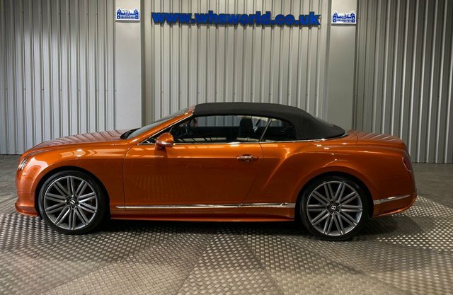 Bentley Continental Gt 2015 6.0 Gt Speed Convertible 616 Bhp Orange #6