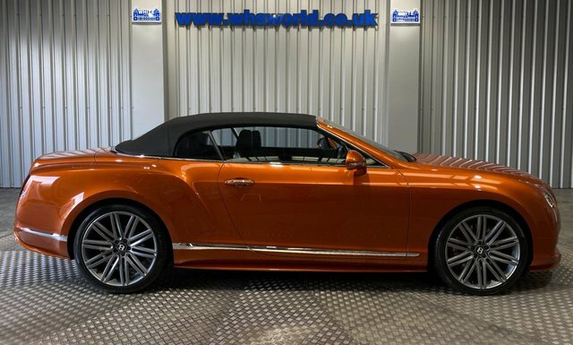 Bentley Continental Gt 2015 6.0 Gt Speed Convertible 616 Bhp Orange #3