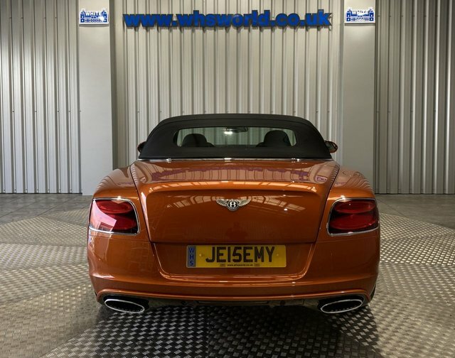 Bentley Continental Gt 2015 6.0 Gt Speed Convertible 616 Bhp Orange #4