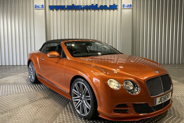 Bentley Continental Gt 2015 6.0 Gt Speed Convertible 616 Bhp Orange