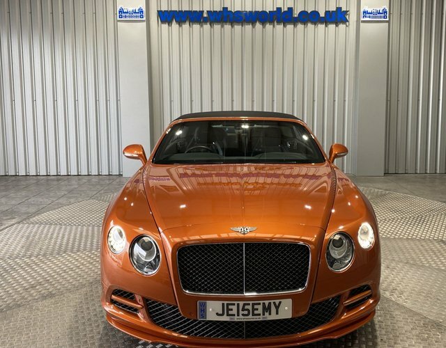 Bentley Continental Gt 2015 6.0 Gt Speed Convertible 616 Bhp Orange #2