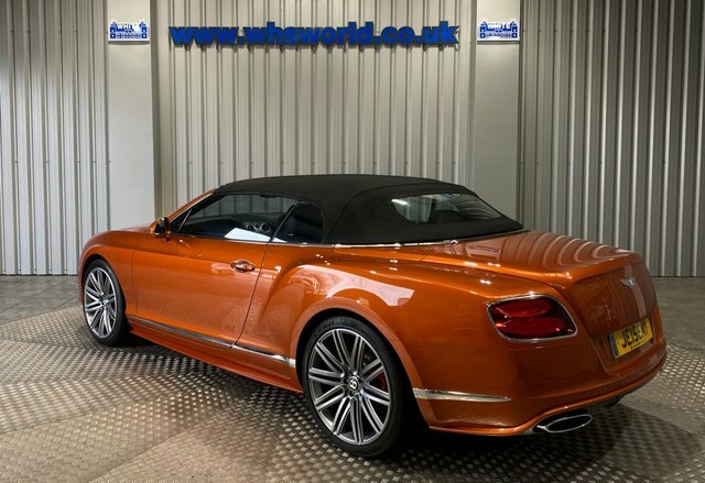 Bentley Continental Gt 2015 6.0 Gt Speed Convertible 616 Bhp Orange #5