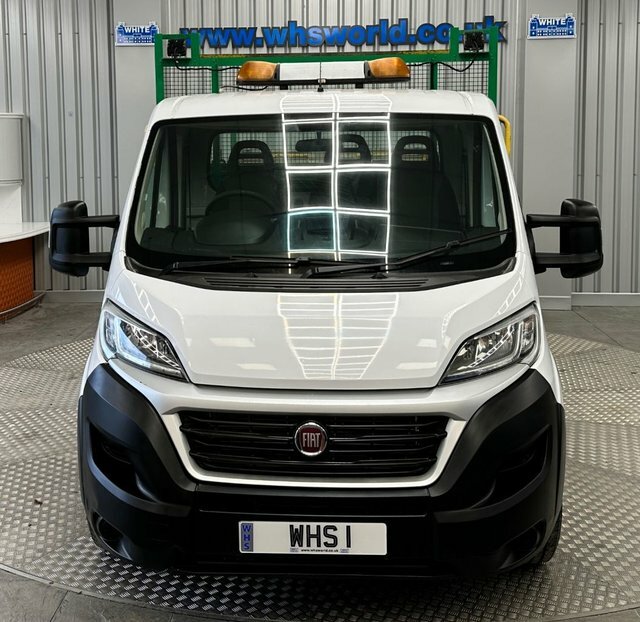 Fiat Ducato 2018 2.3 Multijet II 130 Bhp 35 Lwb Scab Dropside PE18OGU White #2