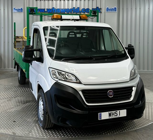 Fiat Ducato 2018 2.3 Multijet II 130 Bhp 35 Lwb Scab Dropside White