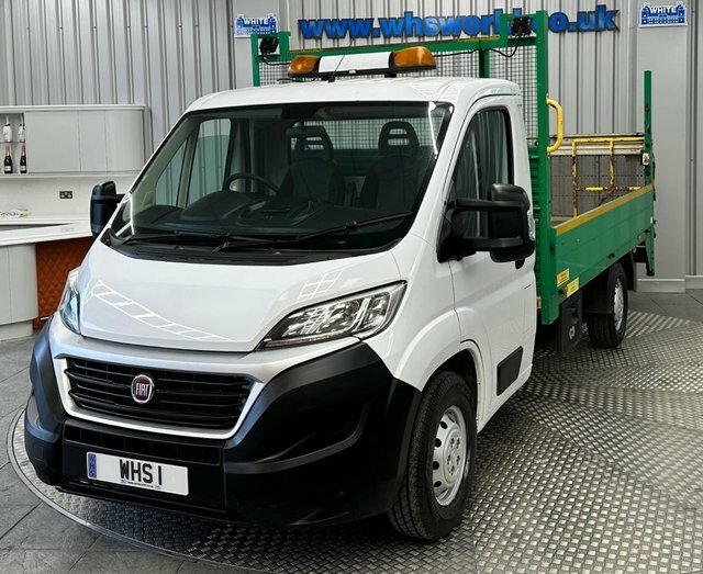 Fiat Ducato 2018 2.3 Multijet II 130 Bhp 35 Lwb Scab Dropside PE18OGU White #3