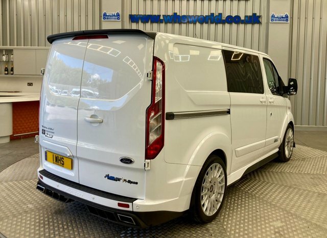 Ford Transit Custom 2018 2.0 Tdci 170 Bhp 340 L1 H1 Ms-rt Dcab Crew V YP18BFF White #5