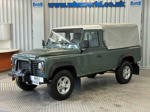 Land Rover Defender 110 2008 2.4 Tdci 110 Mwb Scab Pickup 4Wd Green #2