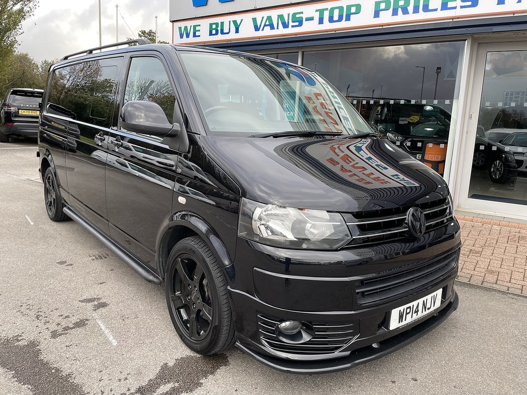Volkswagen Transporter 2.0 Tdi T32 Highline Kombi L2 H1 Black #2