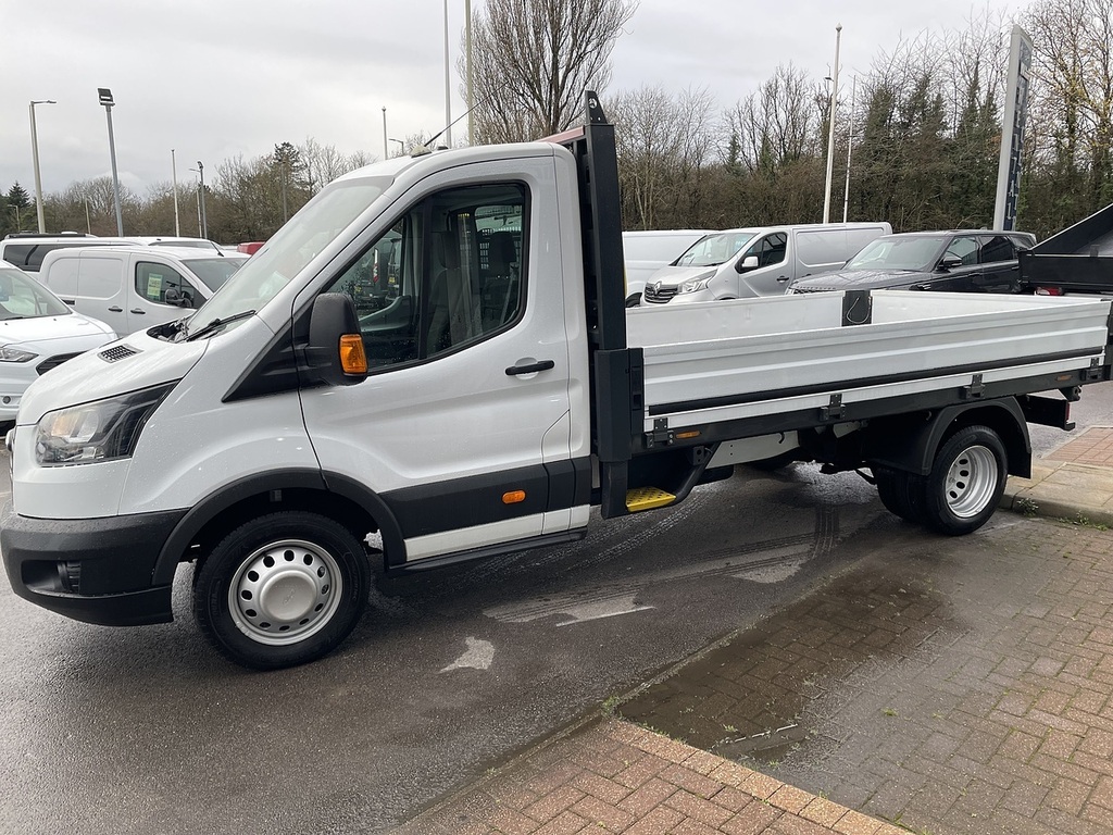 Ford Transit Custom 2.0 350 Ecoblue Lwb Dropside Rwd YM17XGL White #5