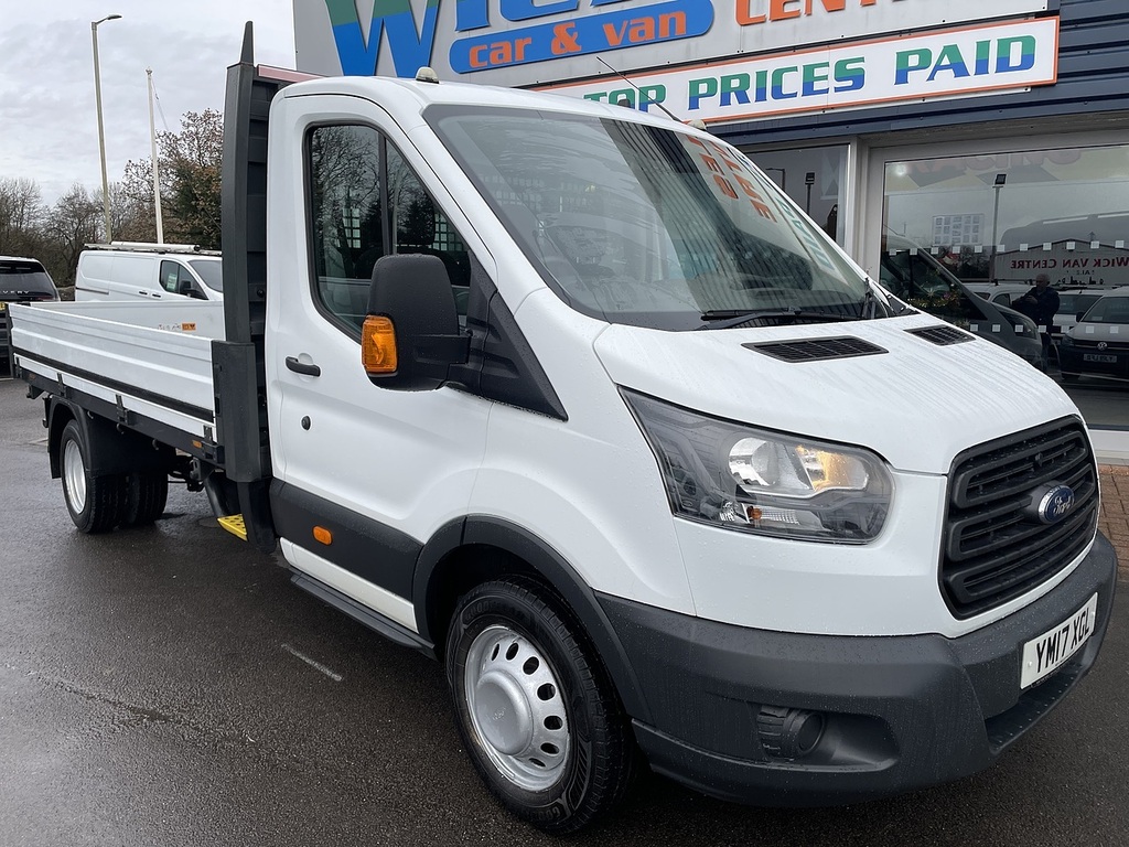 Ford Transit Custom 2.0 350 Ecoblue Lwb Dropside Rwd YM17XGL White #2