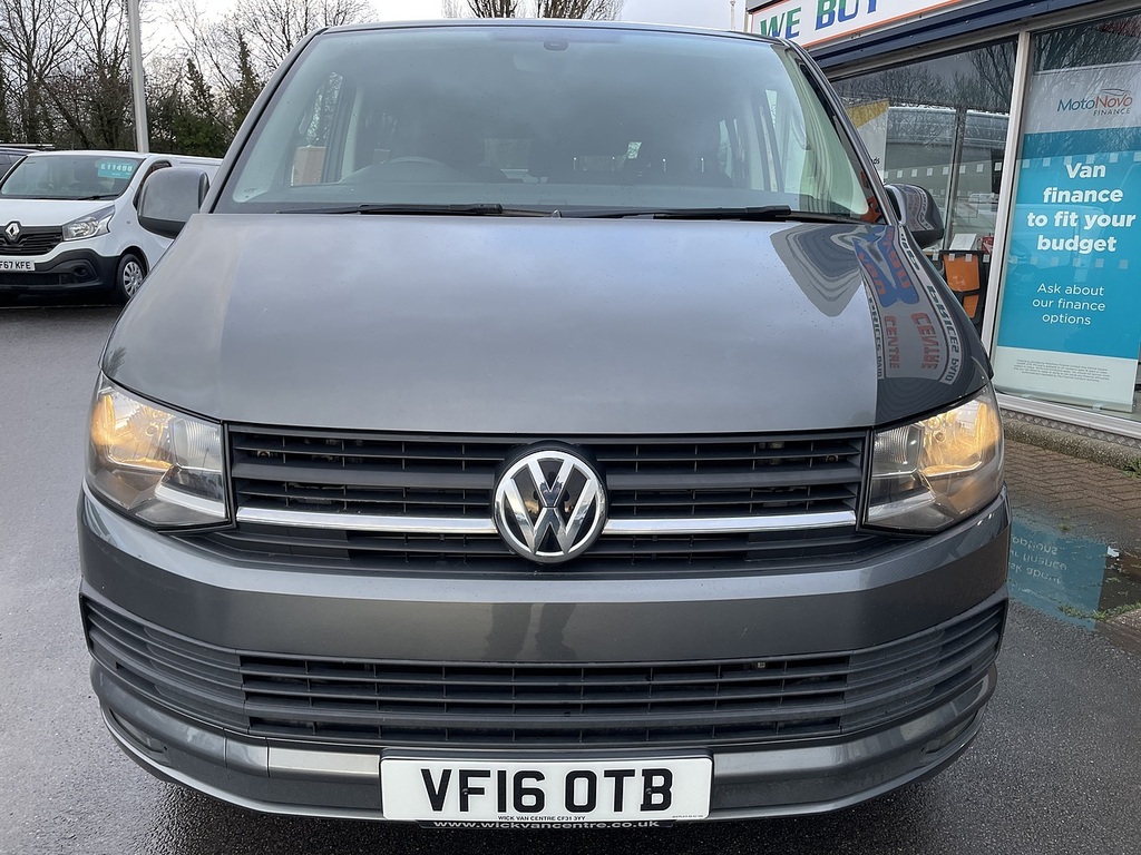 Volkswagen Transporter 2.0 Tdi T32 Bluemotion Tech Highline Kombi Double VF16OTB Grey #4