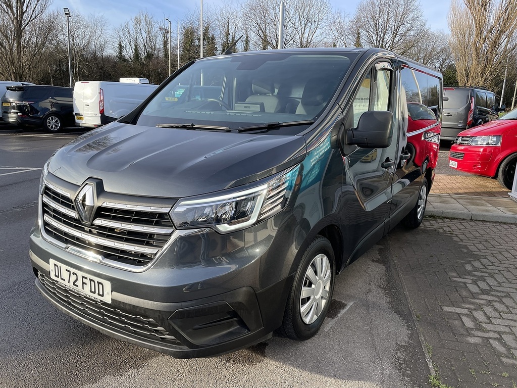Renault Trafic 2.0 Dci Blue Sl28 Business Panel Van M DL72FDD Grey #5