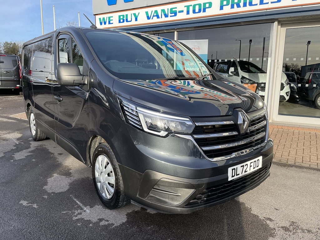 Renault Trafic 2.0 Dci Blue Sl28 Business Panel Van M DL72FDD Grey #3