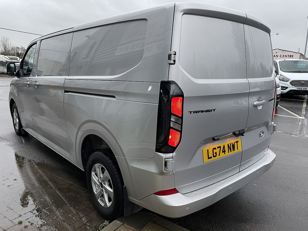 Ford Transit Custom 2.0 300 Ecoblue Limited Panel Van Manua LG74NWT Silver #6