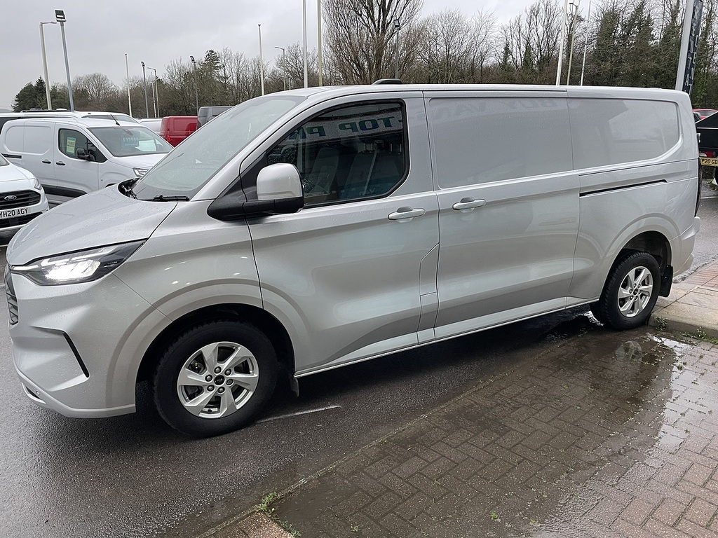 Ford Transit Custom 2.0 300 Ecoblue Limited Panel Van Manua LG74NWT Silver #5