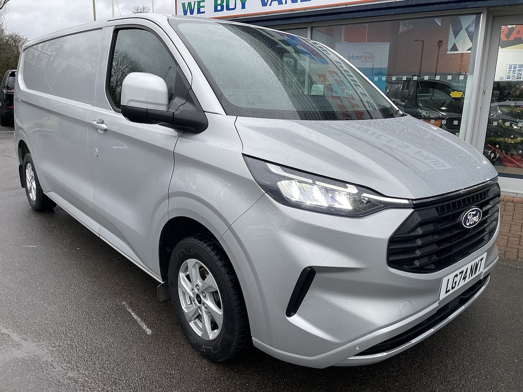 Ford Transit Custom 2.0 300 Ecoblue Limited Panel Van Manua LG74NWT Silver #2