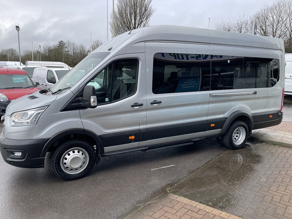 Ford Transit Custom 2.0 460 Ecoblue Trend Minibus Double Cab Diese YS70AUR Silver #5