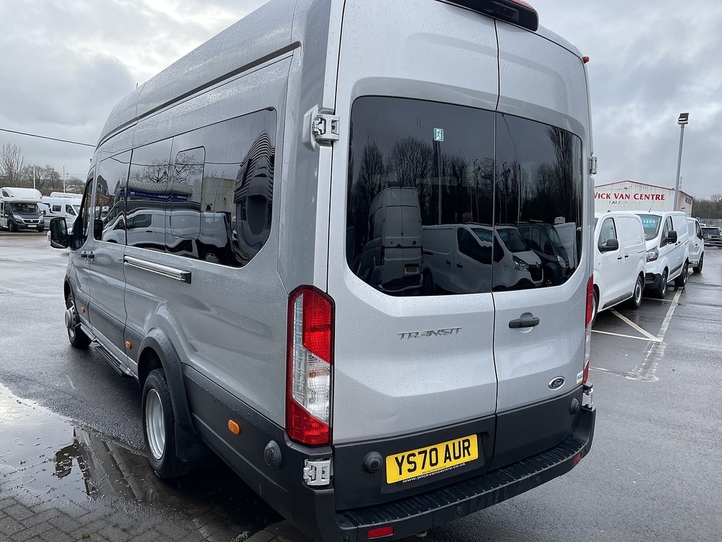 Ford Transit Custom 2.0 460 Ecoblue Trend Minibus Double Cab Diese YS70AUR Silver #6