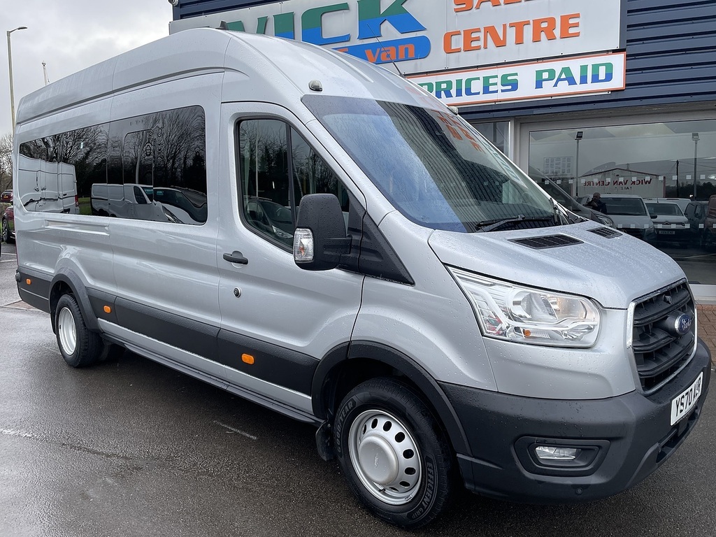 Ford Transit Custom 2.0 460 Ecoblue Trend Minibus Double Cab Diese YS70AUR Silver #2