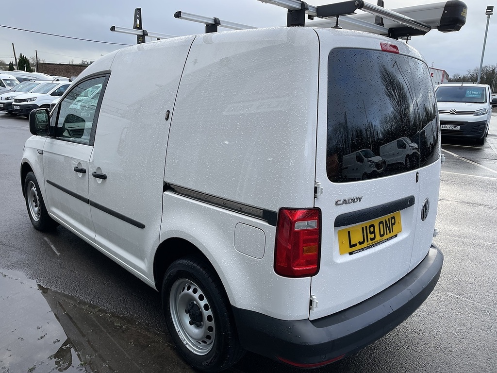 Volkswagen Caddy 2.0 Tdi C20 Bluemotion Tech Startline Panel Van LJ19ONP White #6