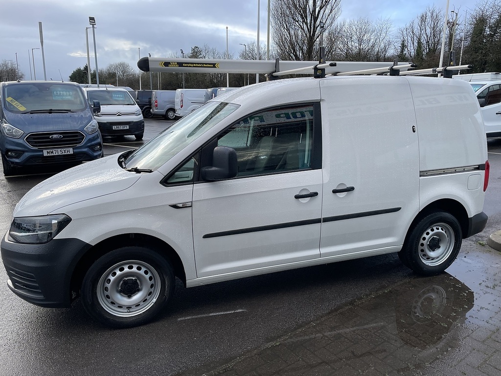Volkswagen Caddy 2.0 Tdi C20 Bluemotion Tech Startline Panel Van LJ19ONP White #5