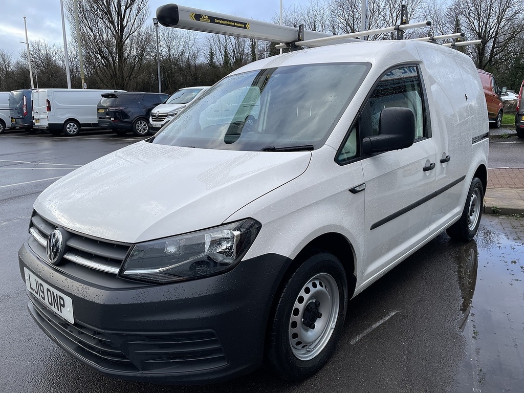 Volkswagen Caddy 2.0 Tdi C20 Bluemotion Tech Startline Panel Van LJ19ONP White #4