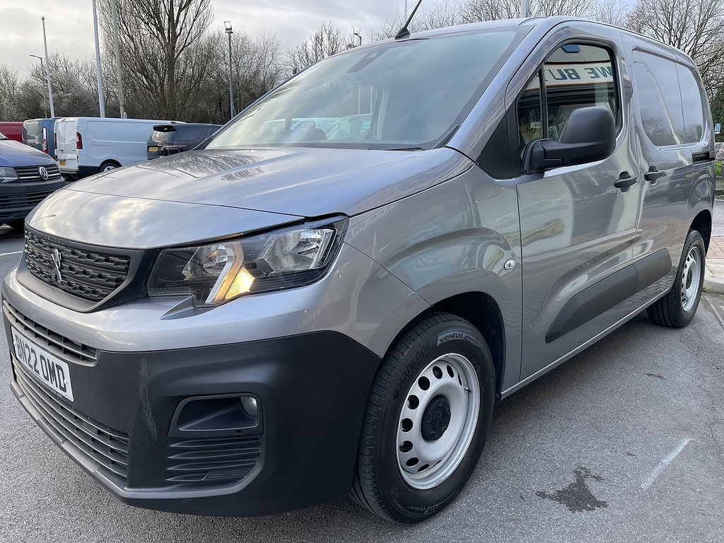 Peugeot Partner 1.5 Bluehdi 1000 Grip Premium Standard Panel Van 5 BN22OMD Grey #5