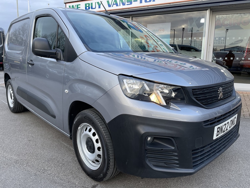 Peugeot Partner 1.5 Bluehdi 1000 Grip Premium Standard Panel Van 5 BN22OMD Grey #3
