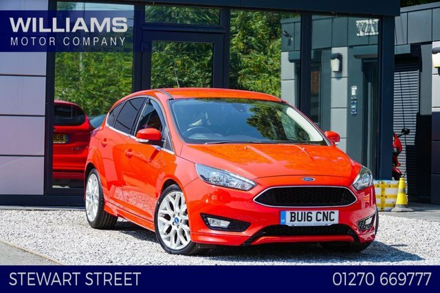 Ford Focus 2016 1.0T Ecoboost Zetec S Hatchback Ma Red