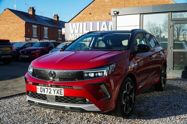 Vauxhall Grandland 2022 1.2 Turbo Ultimate Suv Euro 6 OV72YXE Red #5