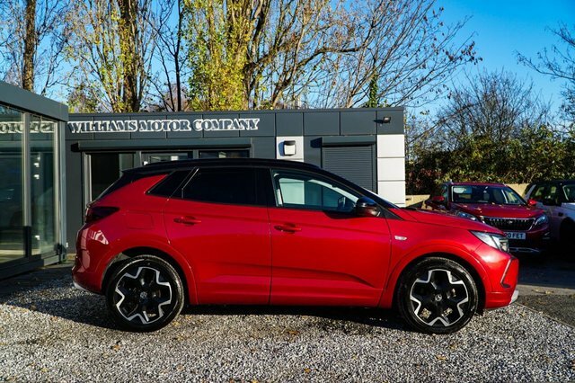 Vauxhall Grandland 2022 1.2 Turbo Ultimate Suv Euro 6 OV72YXE Red #3