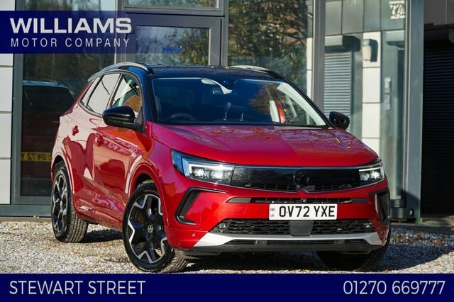 Vauxhall Grandland 2022 1.2 Turbo Ultimate Suv Euro 6 Red