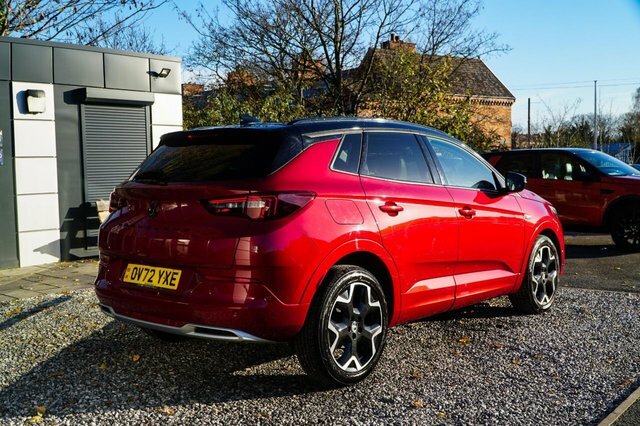 Vauxhall Grandland 2022 1.2 Turbo Ultimate Suv Euro 6 OV72YXE Red #6