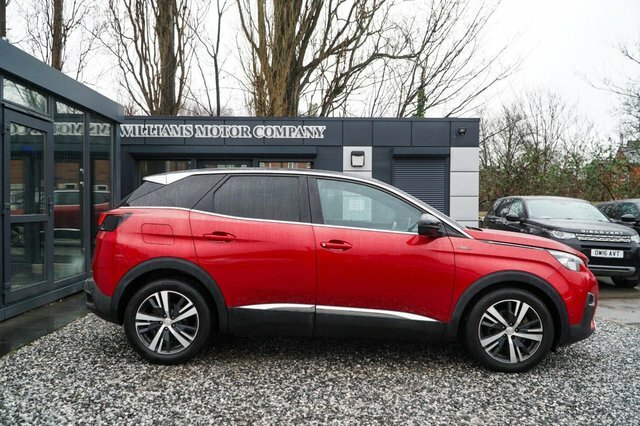 Peugeot 3008 2017 1.2 Puretech Gt Line Suv Eu KO66EOC Red #3