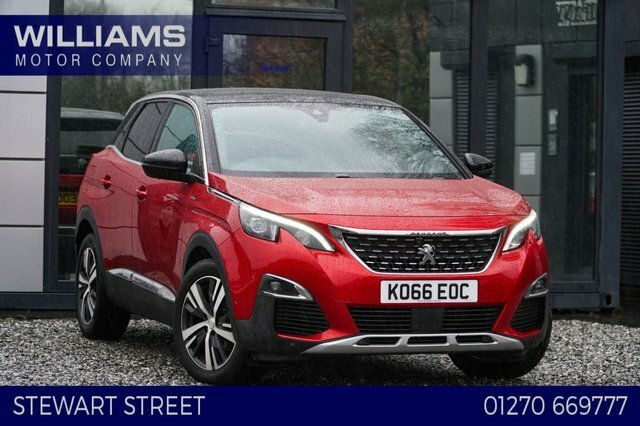 Peugeot 3008 2017 1.2 Puretech Gt Line Suv Eu Red