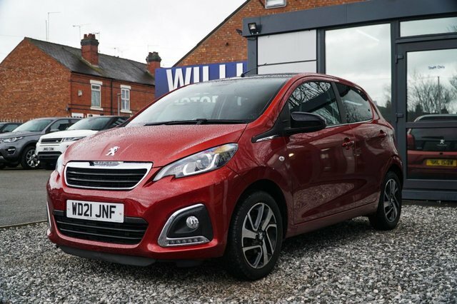 Peugeot 108 2021 1.0 Allure Hatchback Euro 6 WD21JNF Red #4