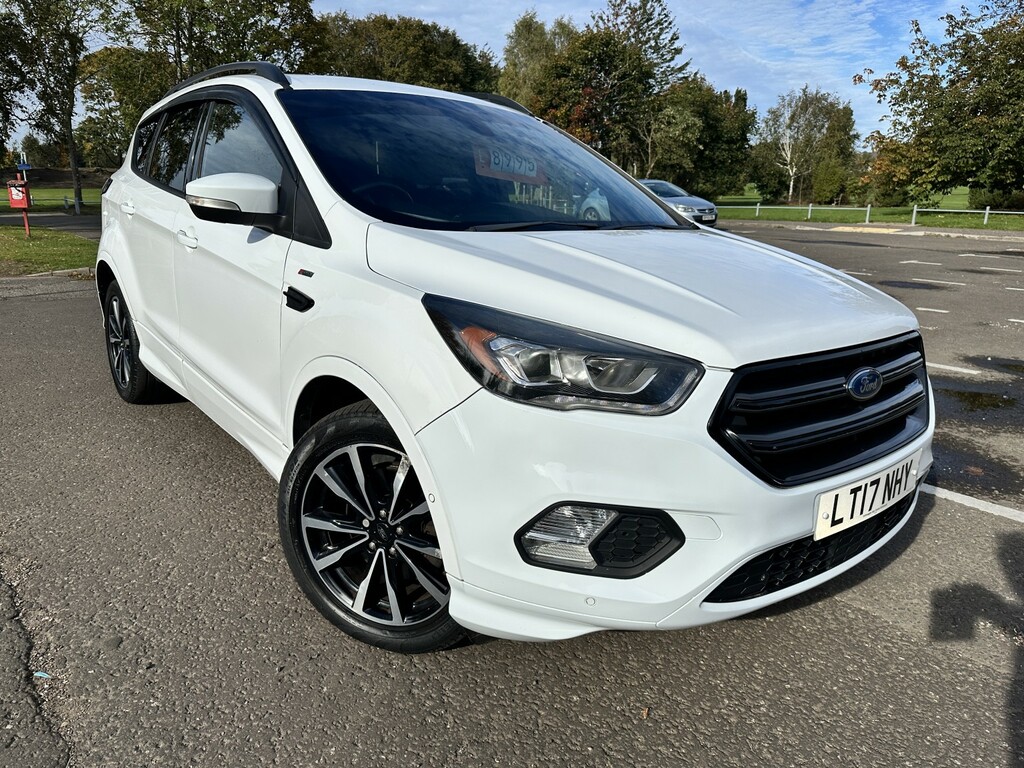 Ford Kuga 2.0 Tdci Ecoblue St-line LT17NHY White #3