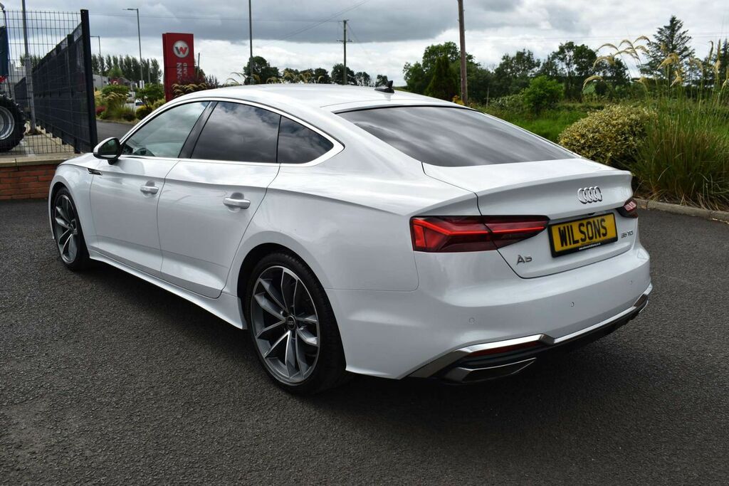 Audi A5 Hatchback LR22WBY White #5