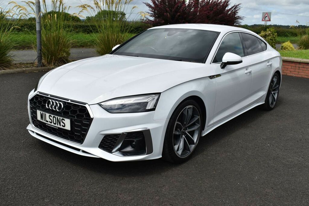 Audi A5 Hatchback LR22WBY White #3
