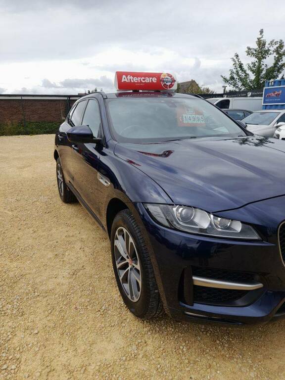 Jaguar F-Pace 2.0D R-sport Awd - 2016 66 YF66KVM Blue #3