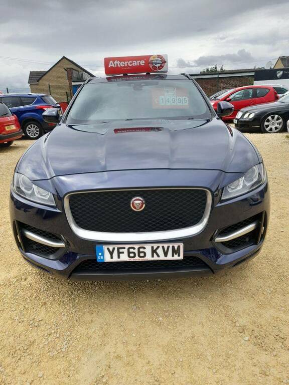 Jaguar F-Pace 2.0D R-sport Awd - 2016 66 YF66KVM Blue #2