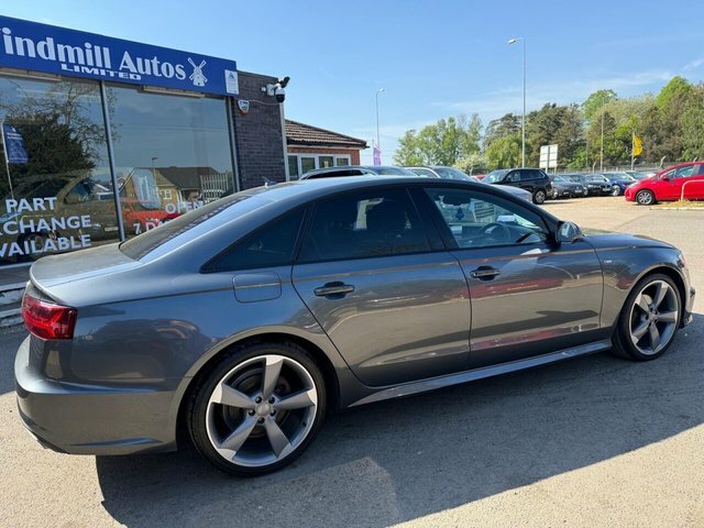 Audi A6 Saloon Tdi Black Edition Saloon SV16YKT Grey #5