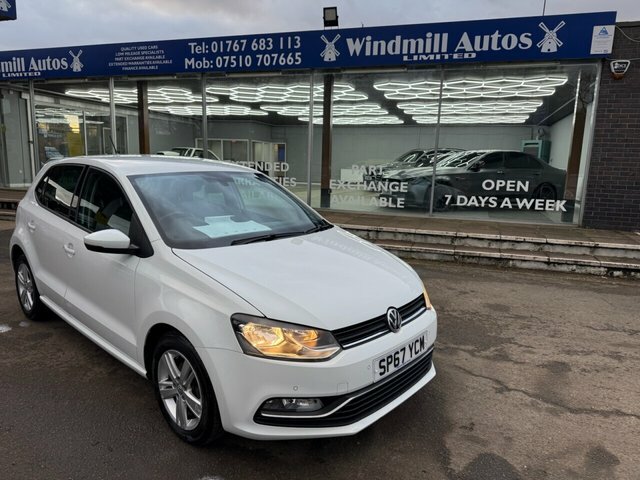 Volkswagen Polo Match Edition Hatchback SP67YCM White #2