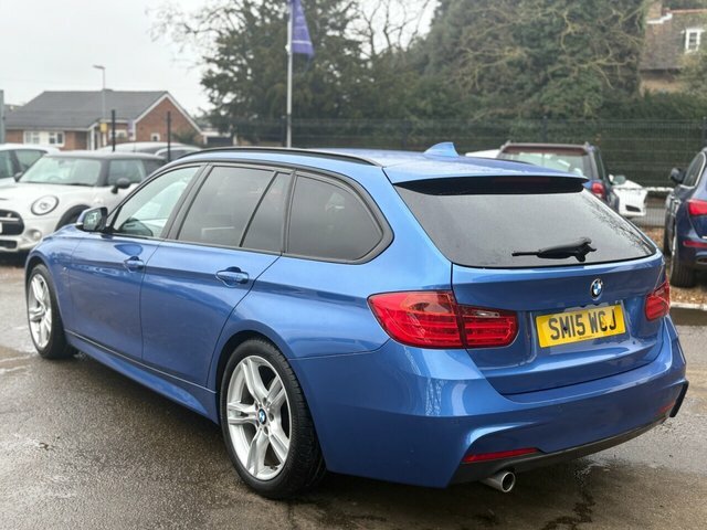 BMW 3 Series 320D Blueperformance M Sport SM15WCJ Blue #4