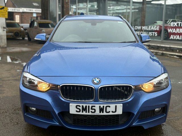 BMW 3 Series 320D Blueperformance M Sport SM15WCJ Blue #2