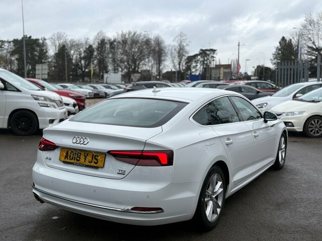 Audi A5 Tdi Ultra Sport Sportback White #6