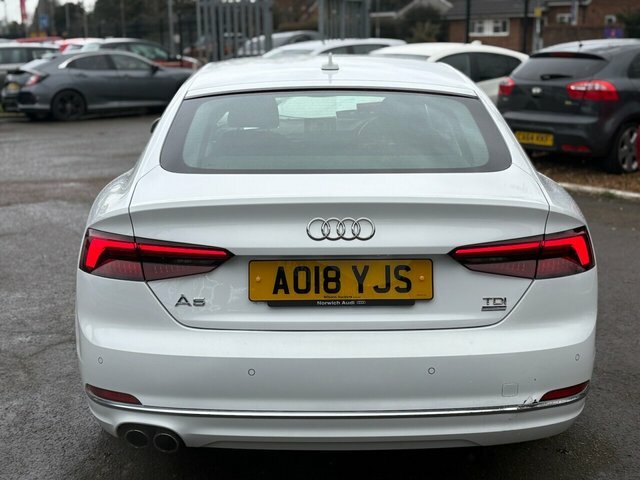 Audi A5 Tdi Ultra Sport Sportback White #5